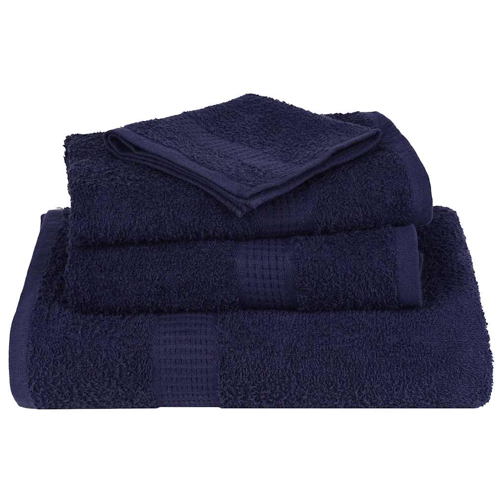 Toalhas banho frogn 2pcs 70x140 cm 360 g/m² azul marinho