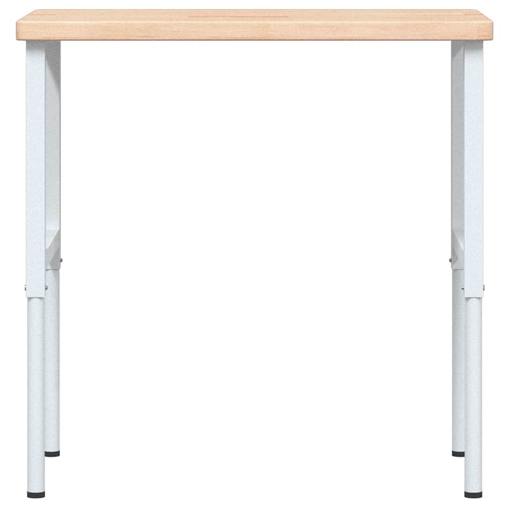 Bancada retangular 100x60x(73-99,5) cm madeira carvalho maciça