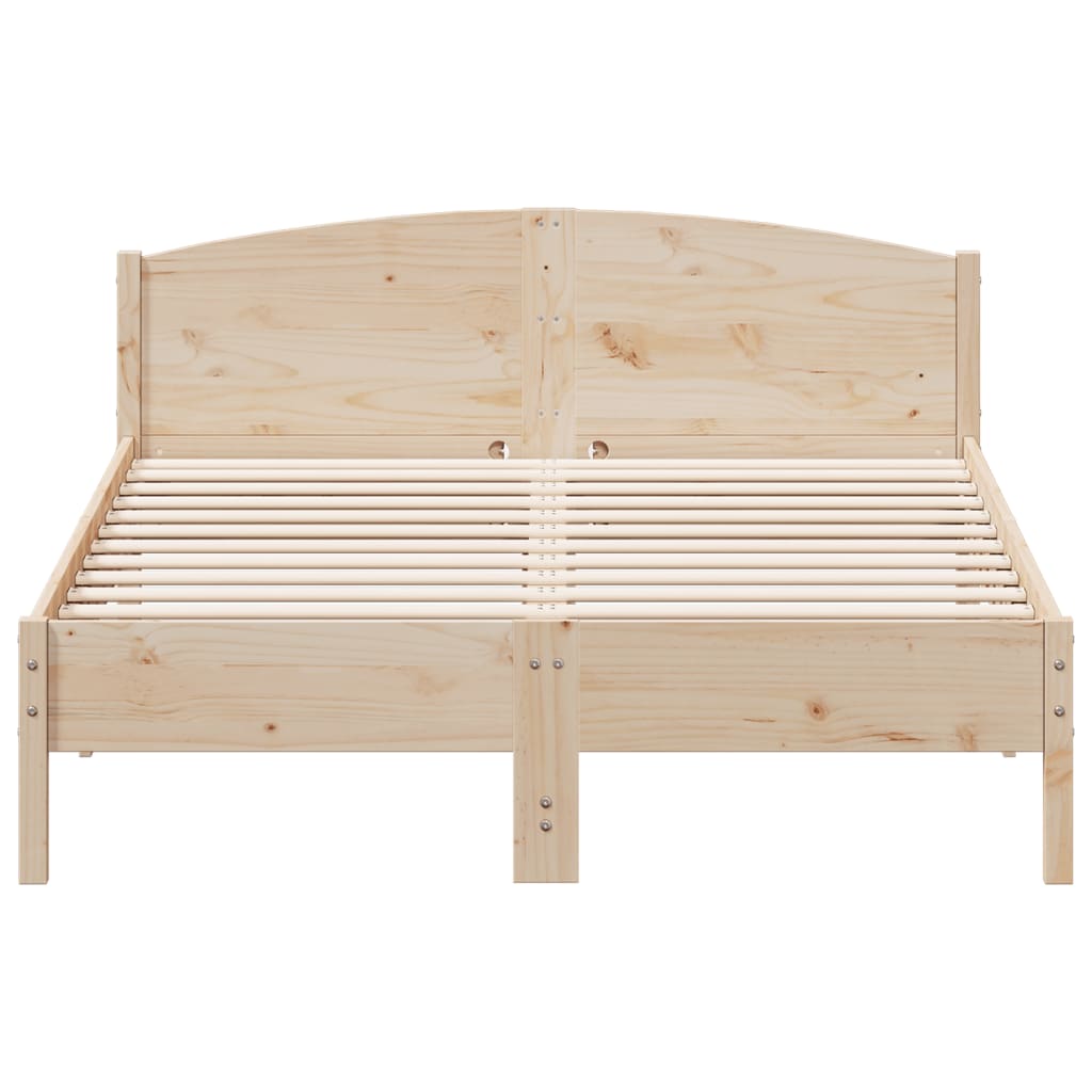 Cama sem colchão 120x200 cm madeira de pinho maciça