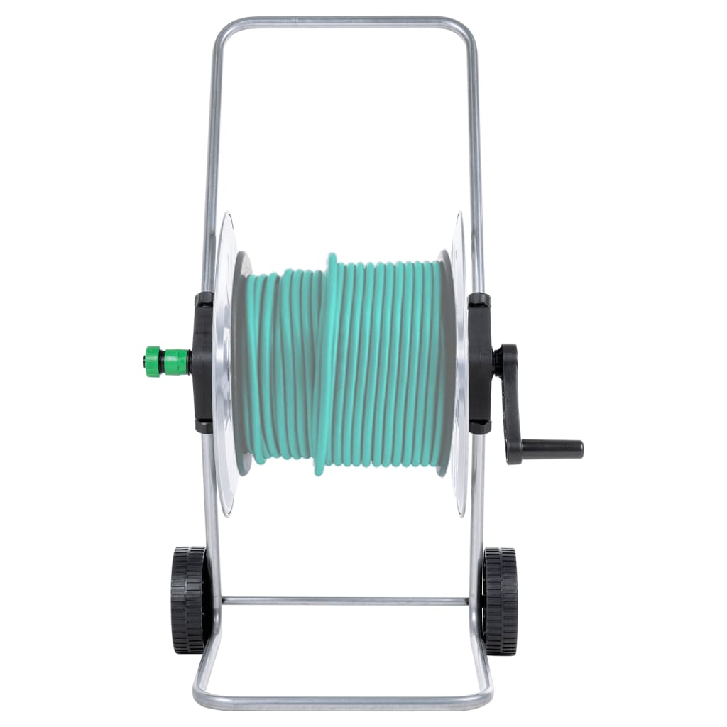 Carrinho enrolador para mangueira c/ 80 m 1/2" ou 50 m 3/4" aço