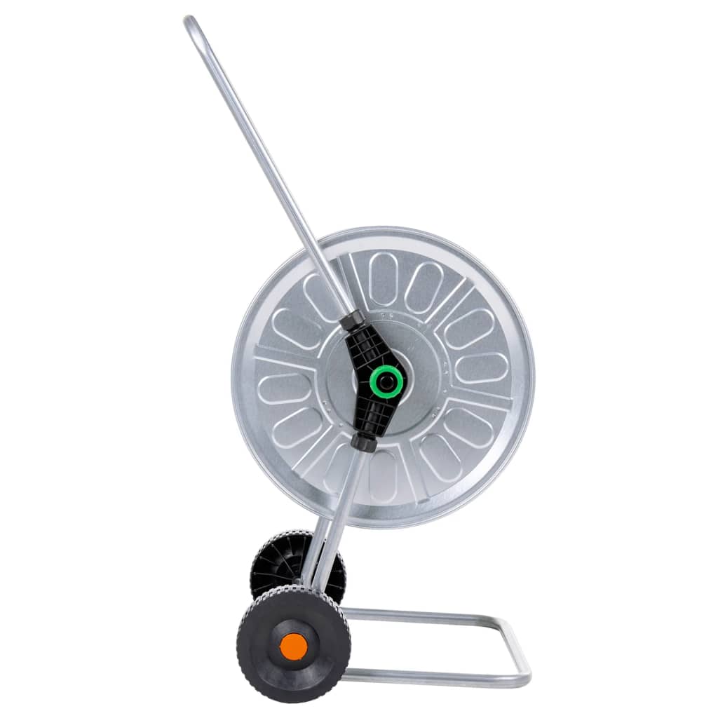 Carrinho enrolador para mangueira c/ 80 m 1/2" ou 50 m 3/4" aço