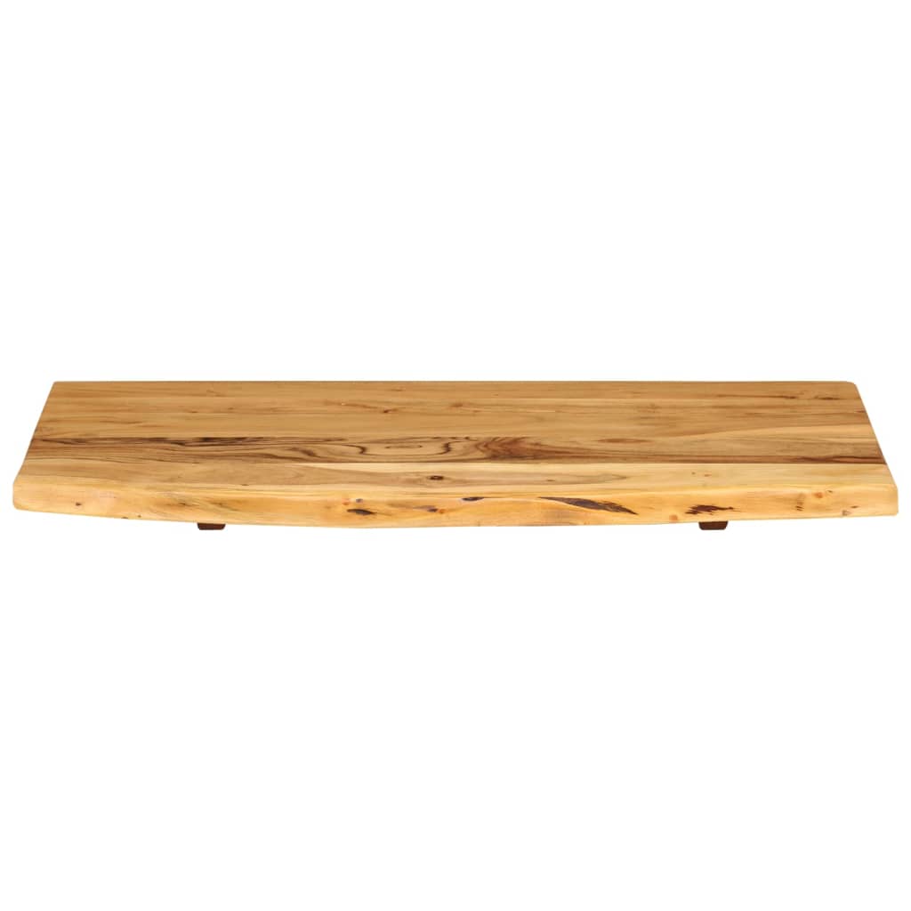 Tampo p/ móvel toucador wc 80x52x2,5 cm madeira acácia maciça