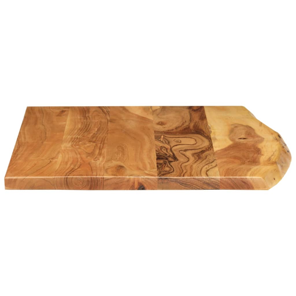 Tampo p/ móvel toucador wc 80x52x2,5 cm madeira acácia maciça