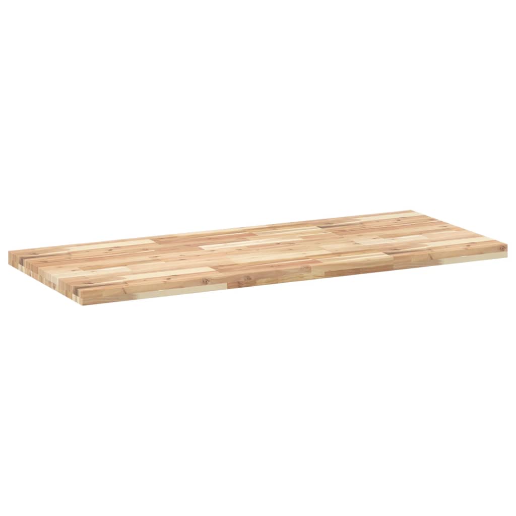 Tampo p/ móvel casa de banho 140x60x4 acácia maciça não tratada