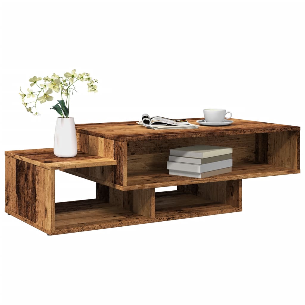 Mesa de centro 105x55x32 cm deriv. de madeira madeira velha
