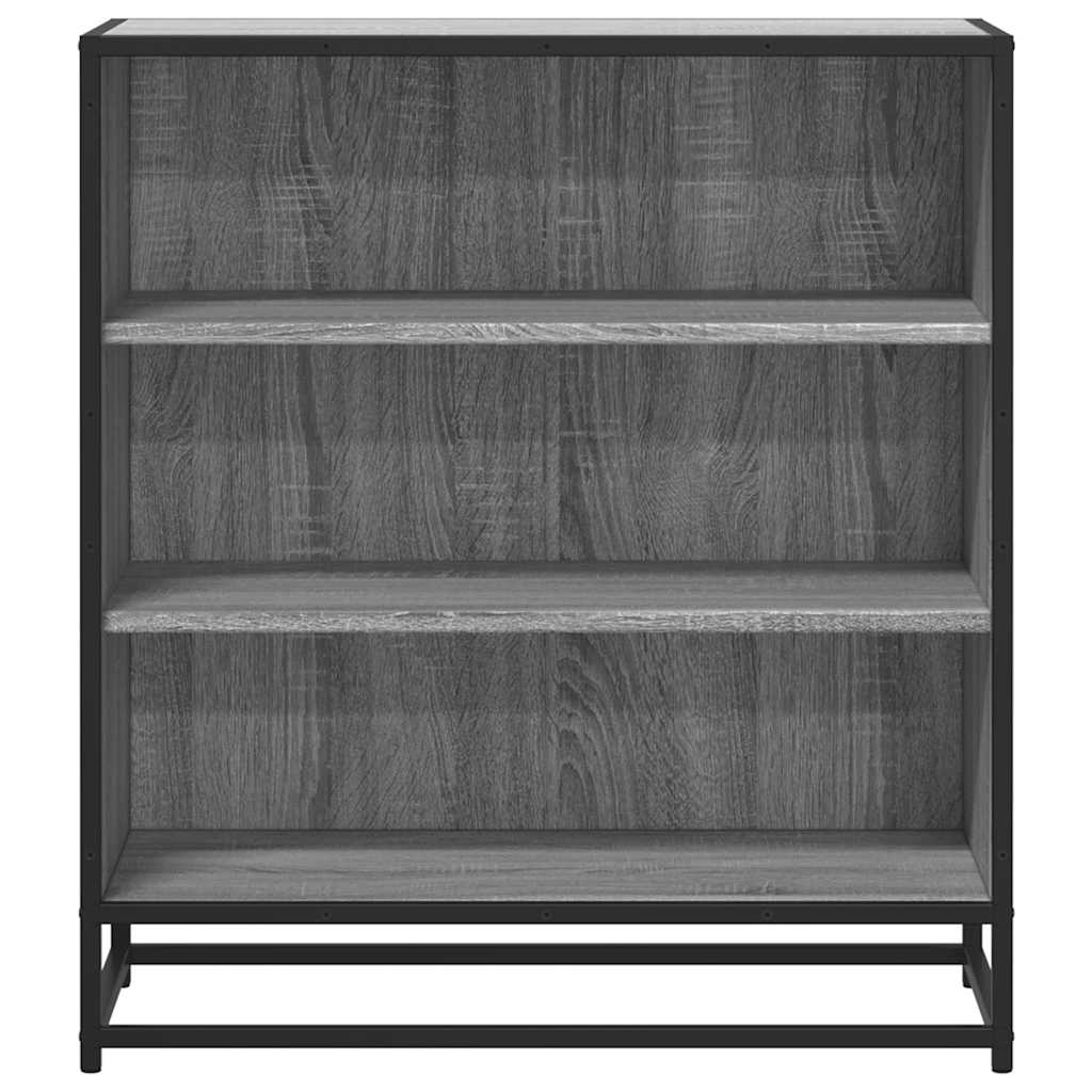 Aparador 68x35x76 cm deriv. de madeira/metal cinzento sonoma
