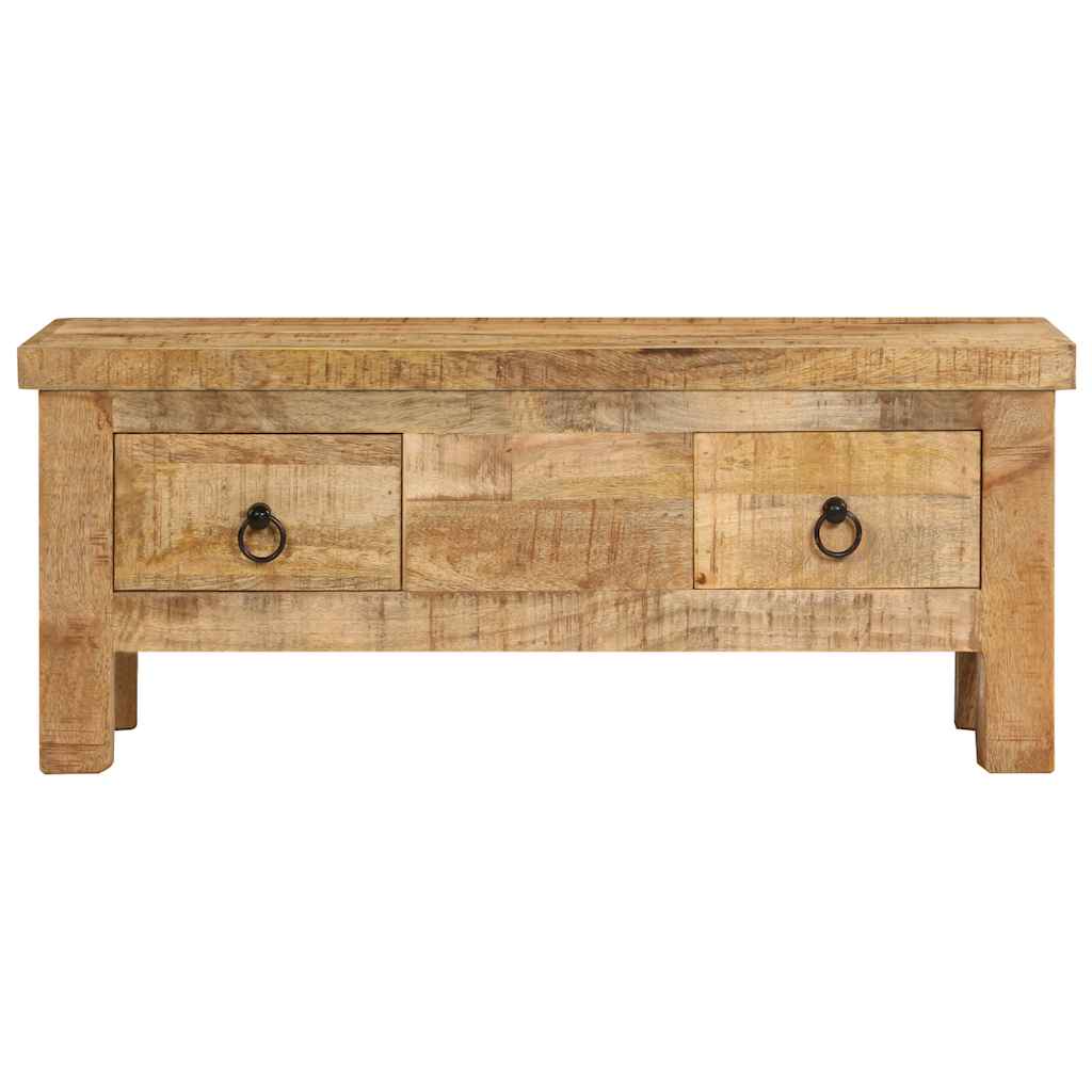 Mesa de centro 90x45x35 cm madeira de mangueira maciça