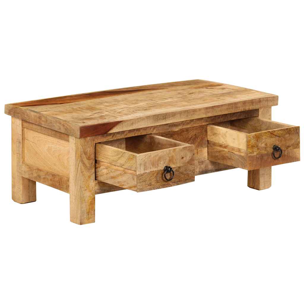 Mesa de centro 90x45x35 cm madeira de mangueira maciça