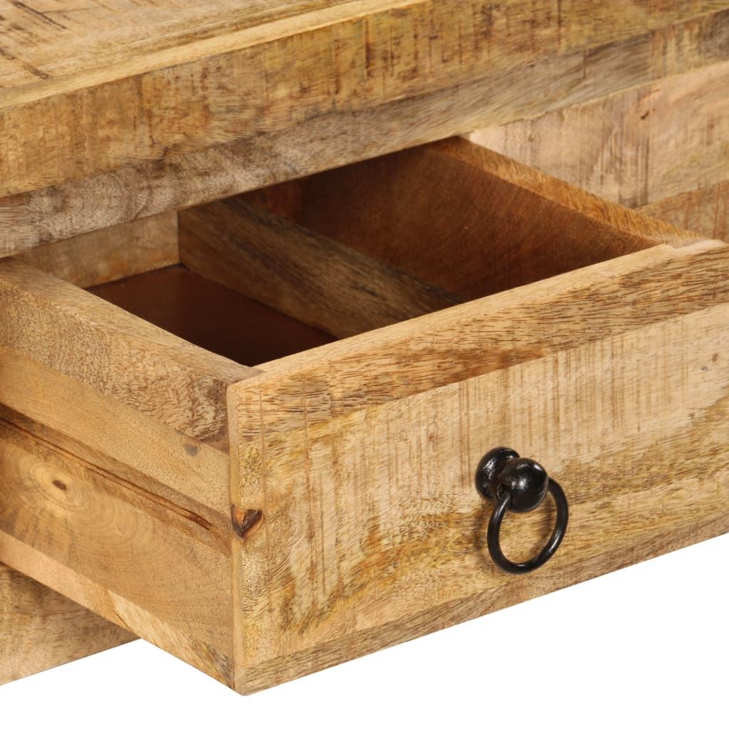 Mesa de centro 90x45x35 cm madeira de mangueira maciça
