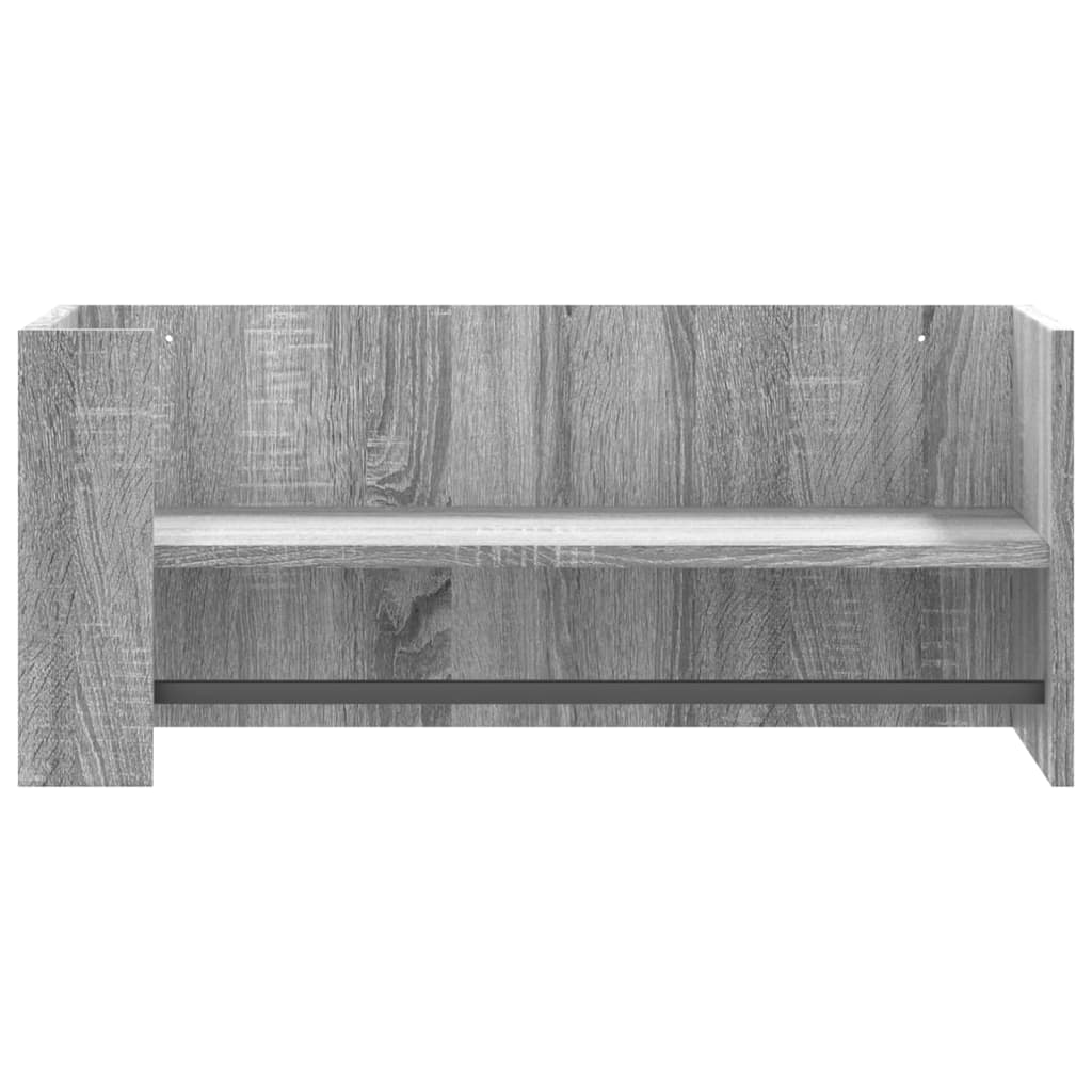 Prateleira parede 70,5x35x30,5cm deriv. de madeira cinza sonoma