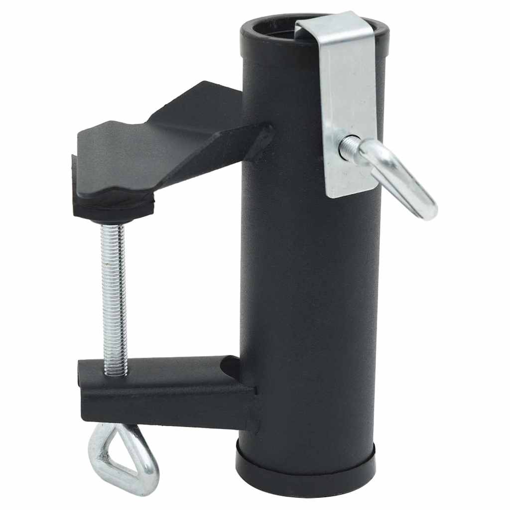 Grampos de guarda-sol para varanda 2 pcs 25-38 mm aço