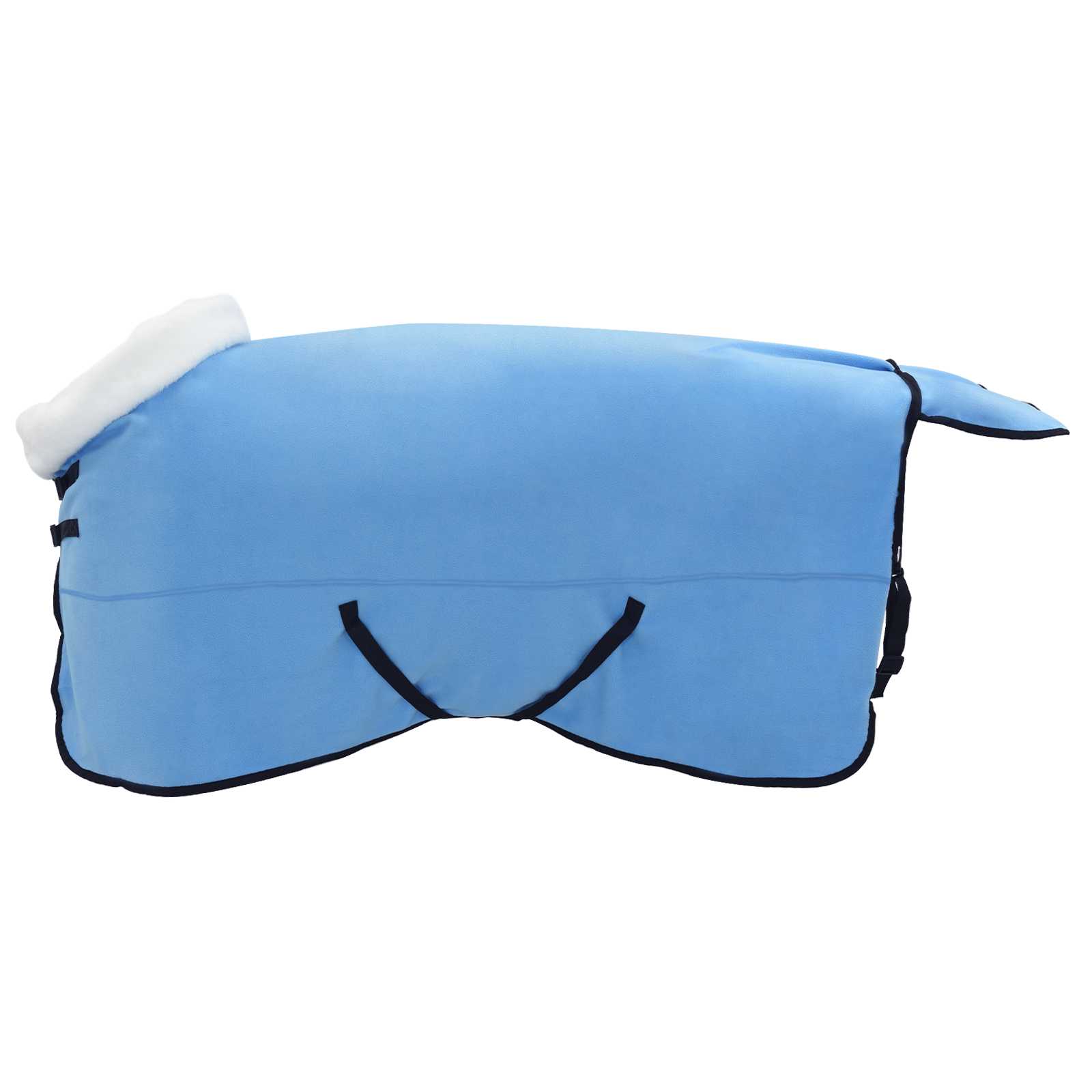 Cobertor de cavalo aqua completo 155 cm fleece polar