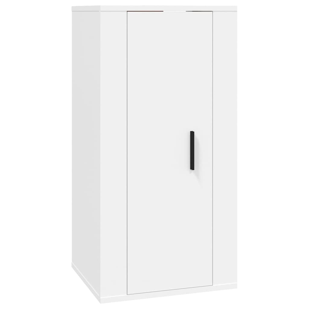 Móvel de TV de parede 40x34,5x80 cm branco