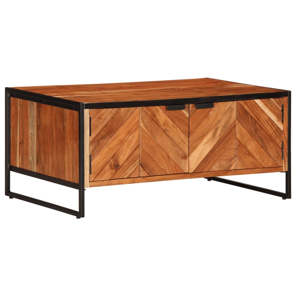 Mesa de centro 90x55x40 cm madeira de acácia maciça