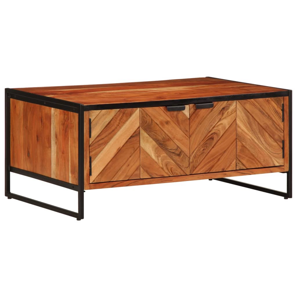 Mesa de centro 90x55x40 cm madeira de acácia maciça