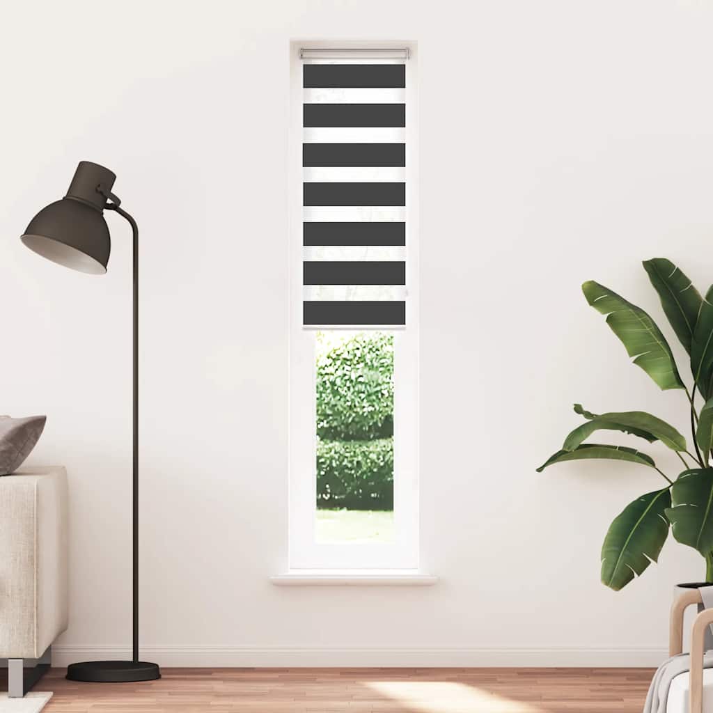 Cortina de zebra 40x200 cm largura do tecido 35,9 cm poliéster