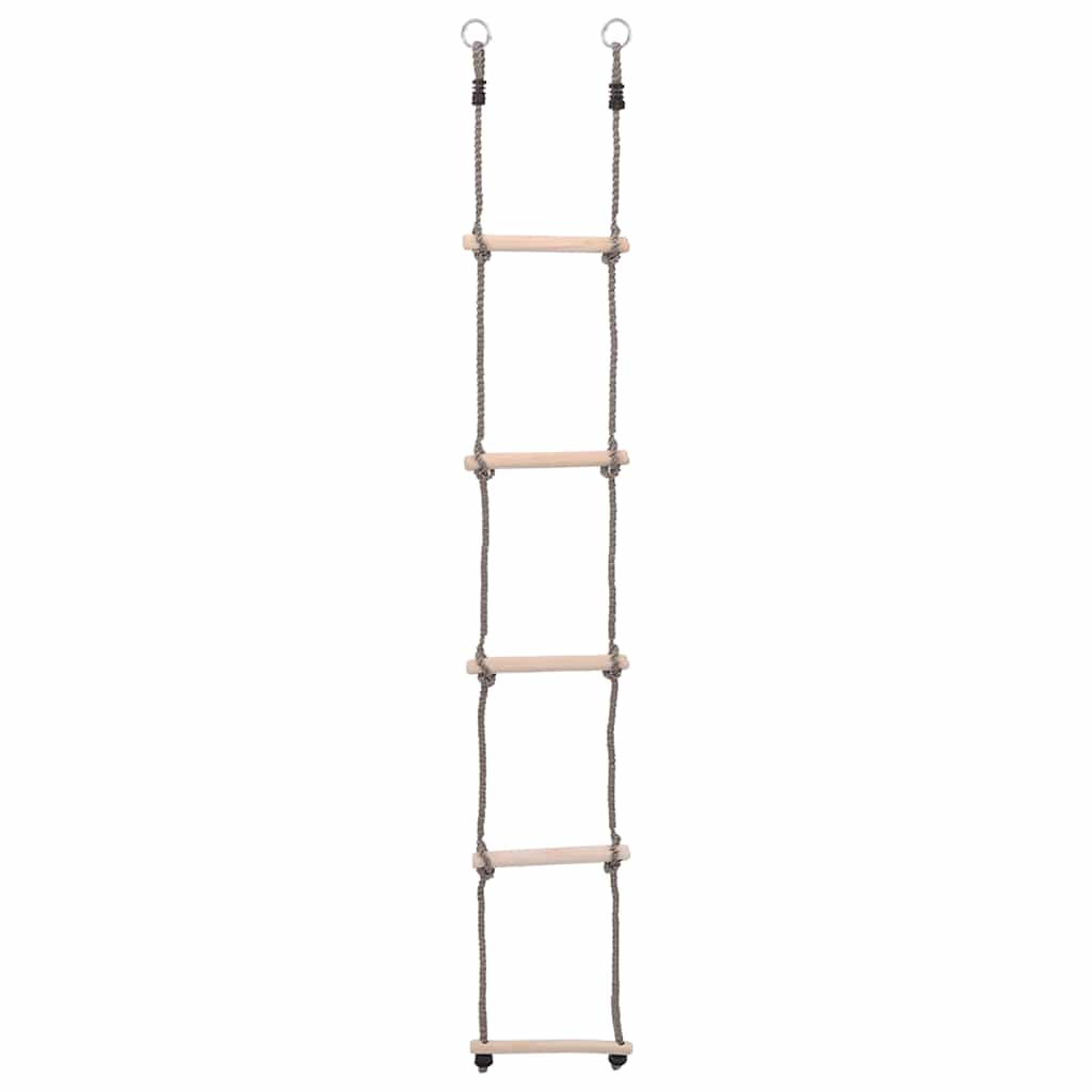 Escada com 5 degraus 210 cm madeira de pinho maciça
