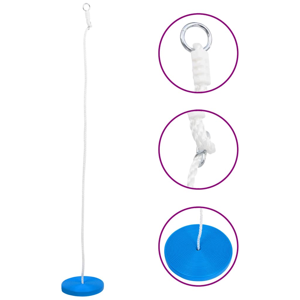 Baloiço de placa 200 cm azul