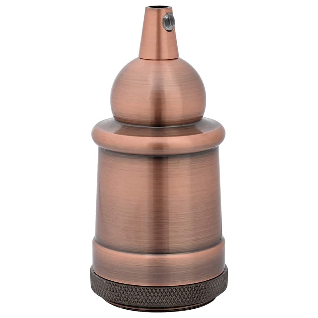 Casquilhos de lâmpadas 2 pcs bronze vermelho e27
