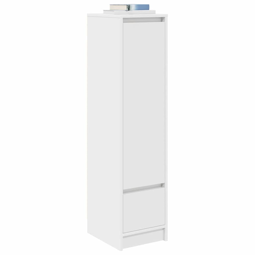 Aparador alto 29,5x34x119,5cm derivados de madeira branco