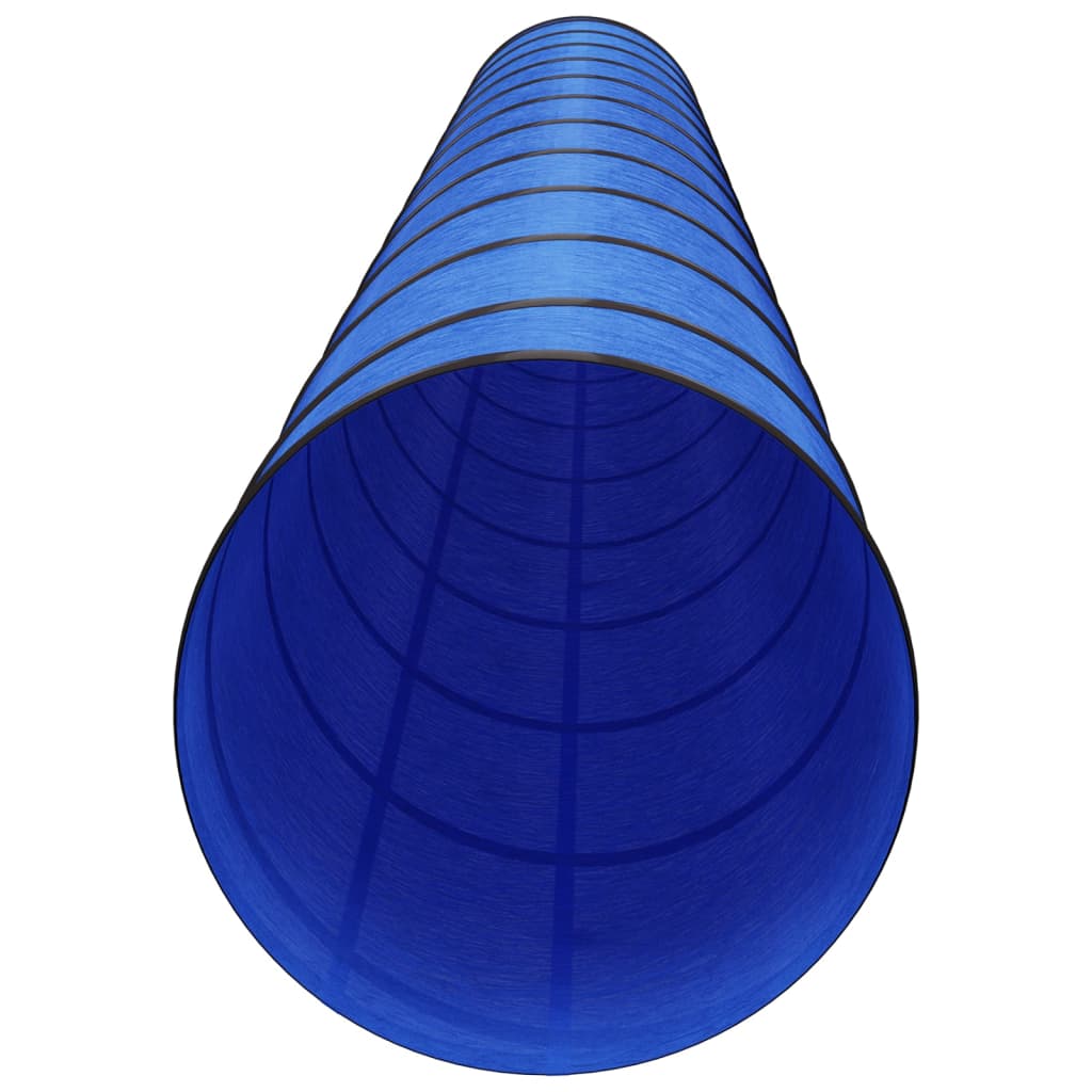 Túnel para cães ø 55x500 cm poliéster azul