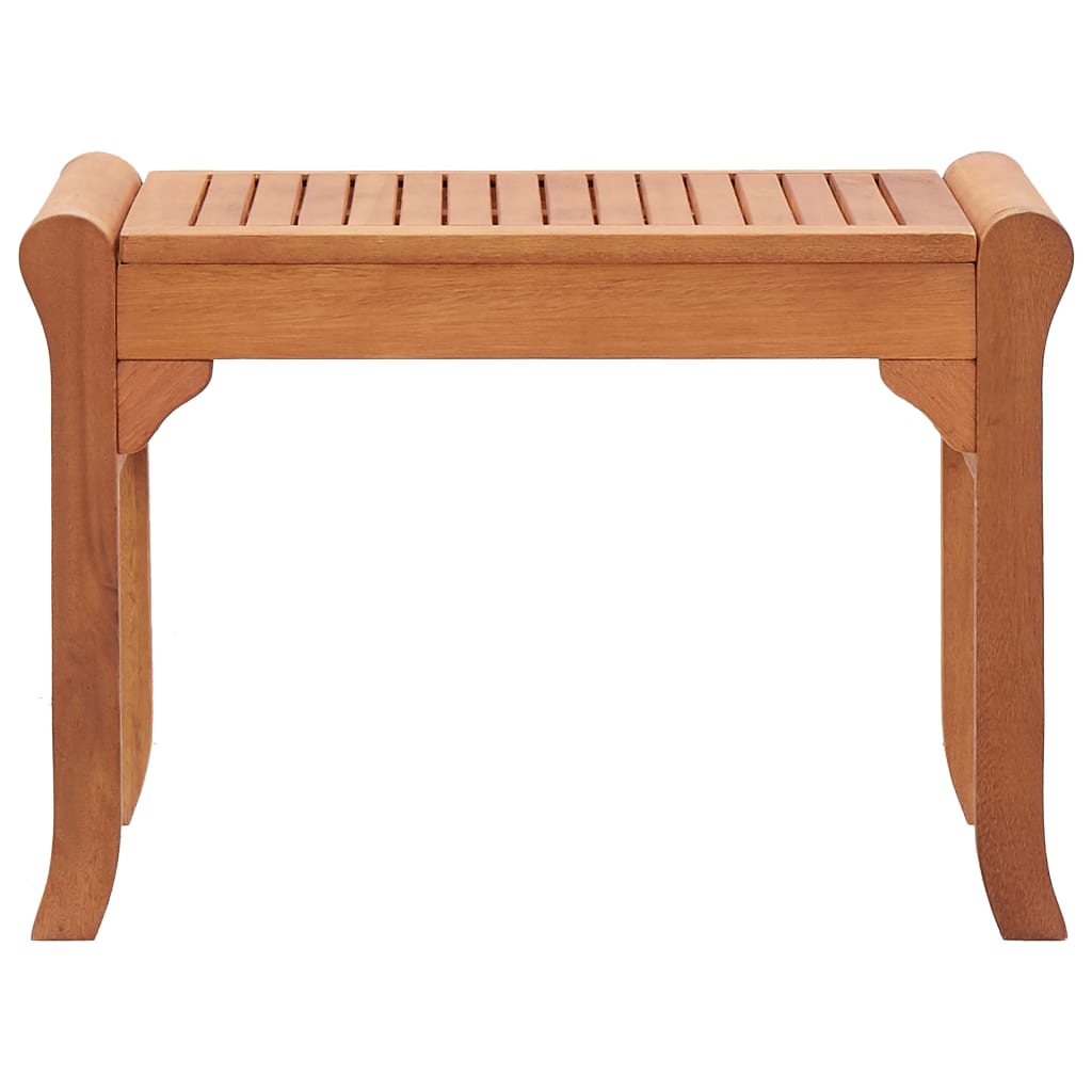 Banco de jardim 64 cm madeira de eucalipto maciça
