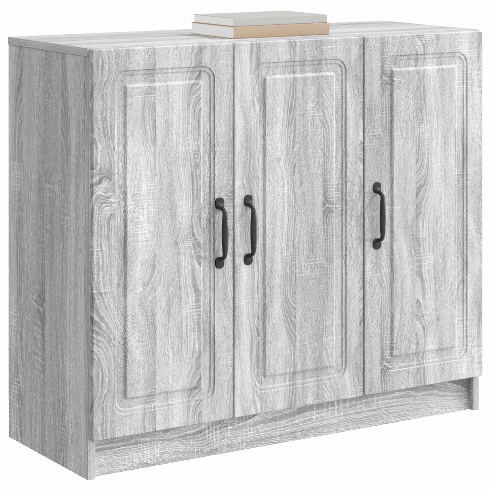 Buffet sonoma cinzento 89 x 34,5 x 77 cm derivados de madeira