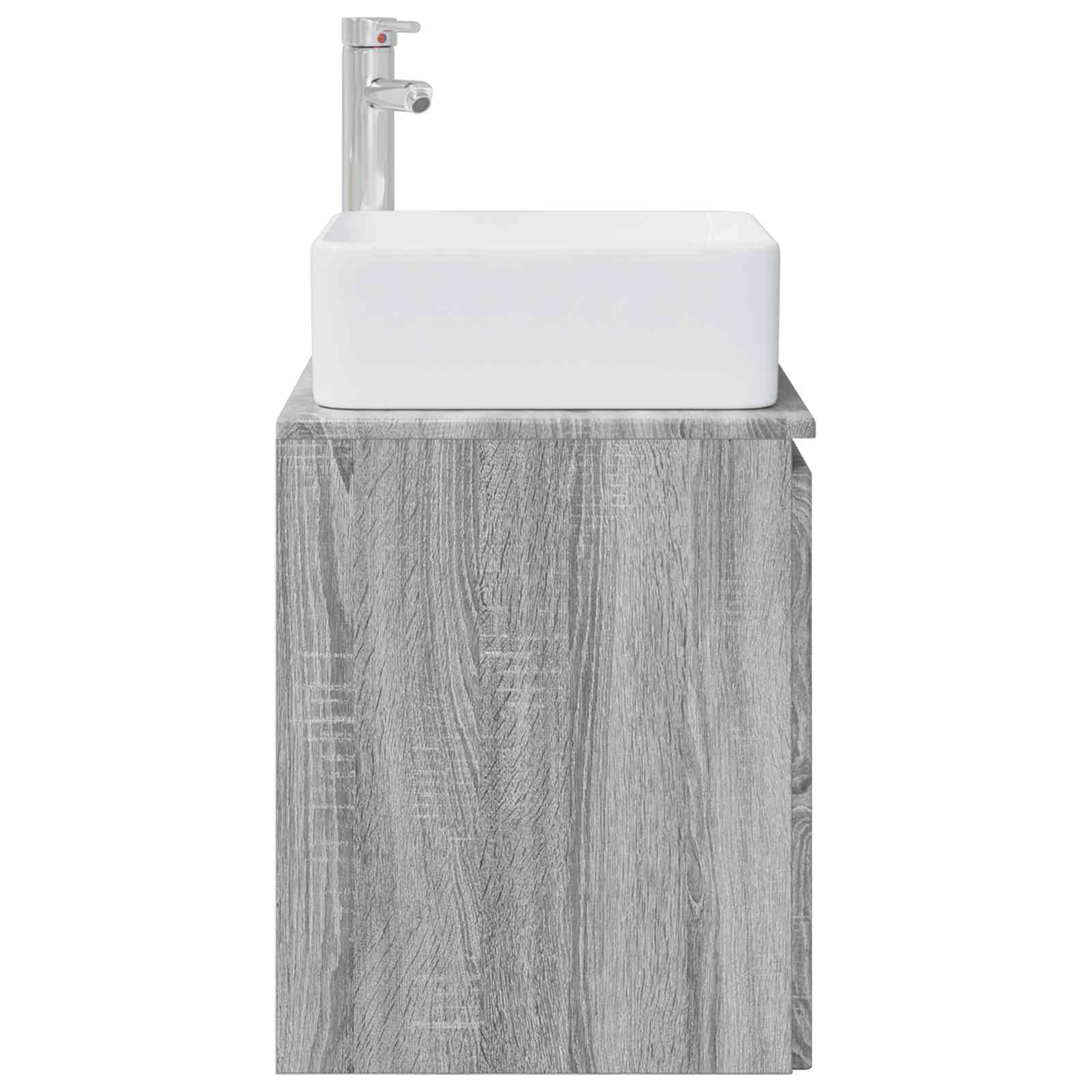 Vaidade com pia suspensa sonoma cinzento 49,5 x 41 x 63 cm
