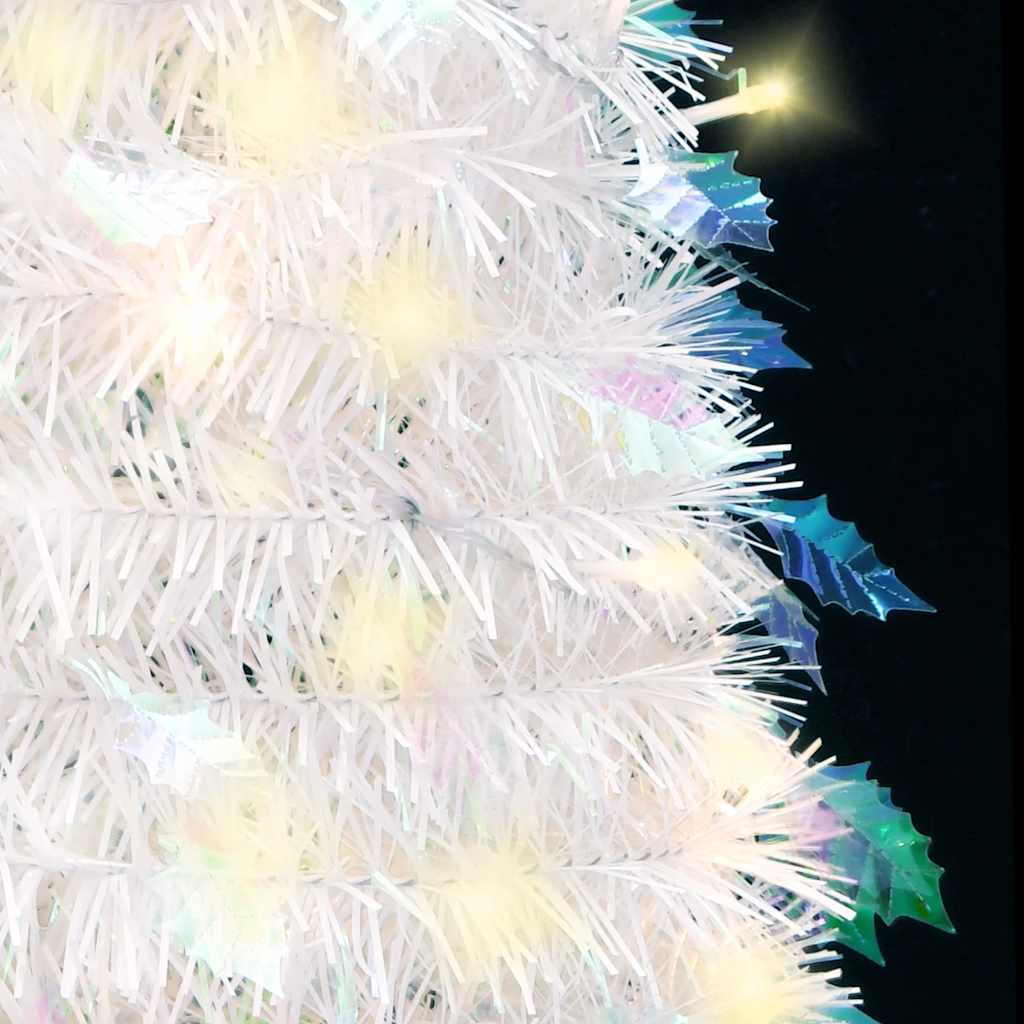 Árvore de natal artificial pop-up c/ 150 luzes LED 180cm branco