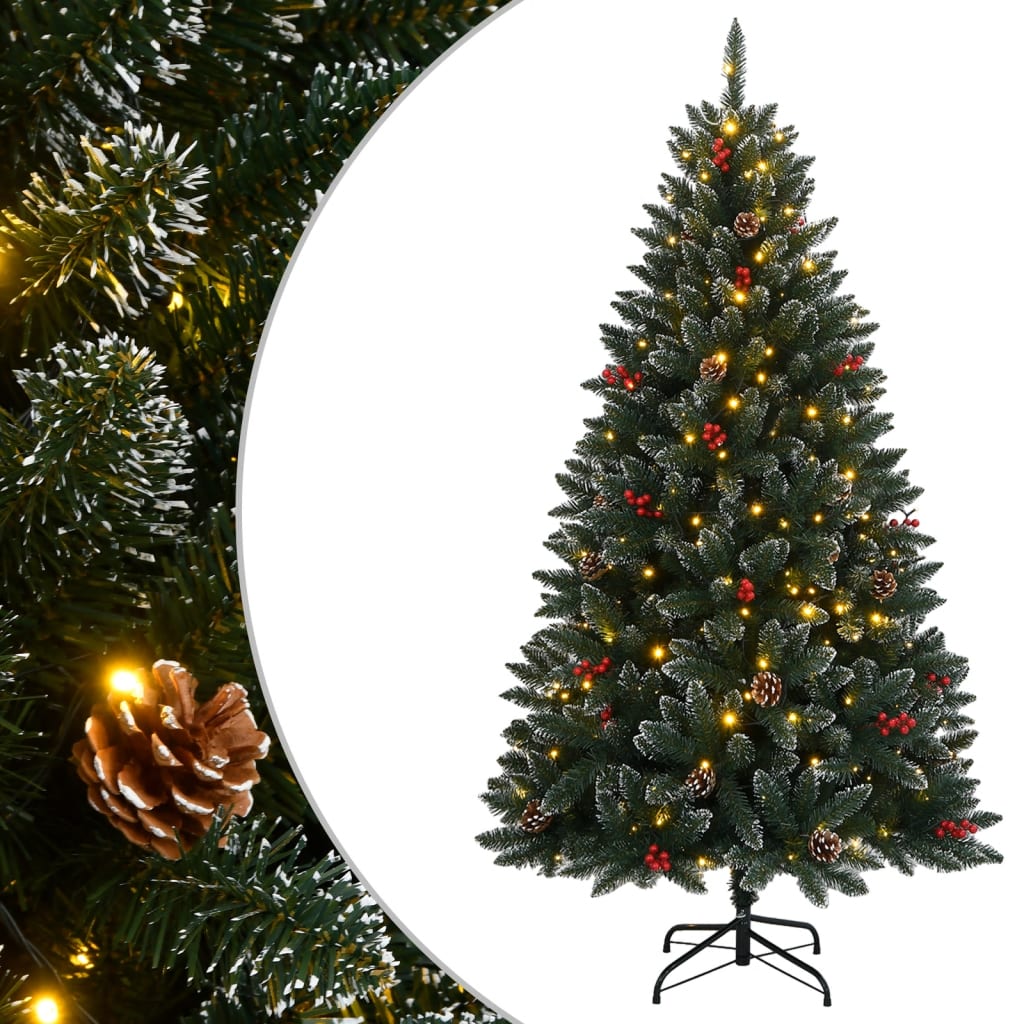 Árvore de natal artificial com 300 luzes LED 180 cm