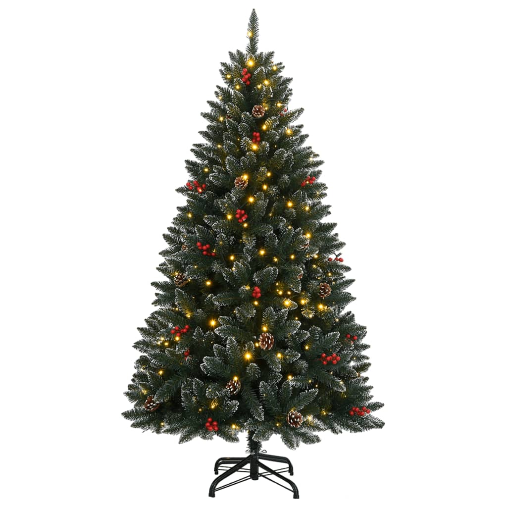 Árvore de natal artificial com 300 luzes LED 180 cm