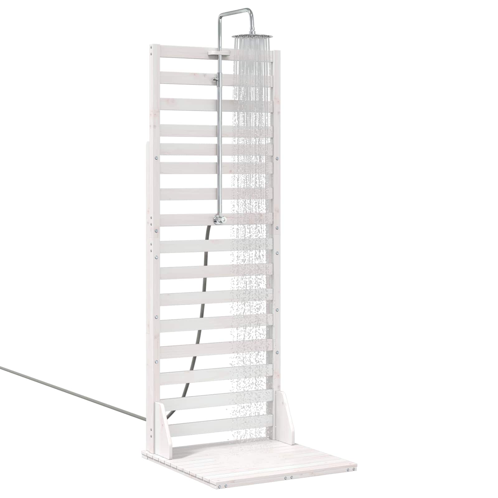 Chuveiro externo 225 cm branco