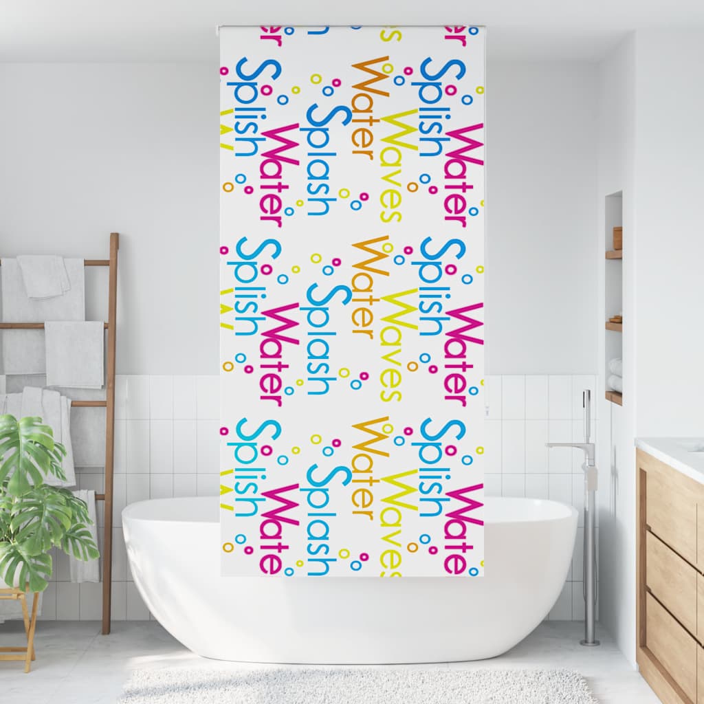 Rolo de duche estores 90x240 cm largura tecido 86 cm