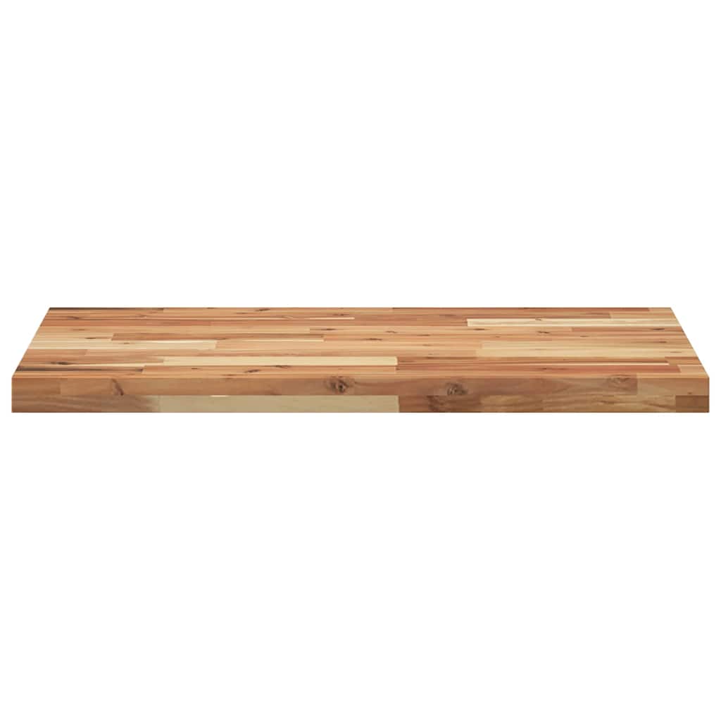 Tampo p/ móvel de wc 120x50x4cm acácia maciça acabamento a óleo