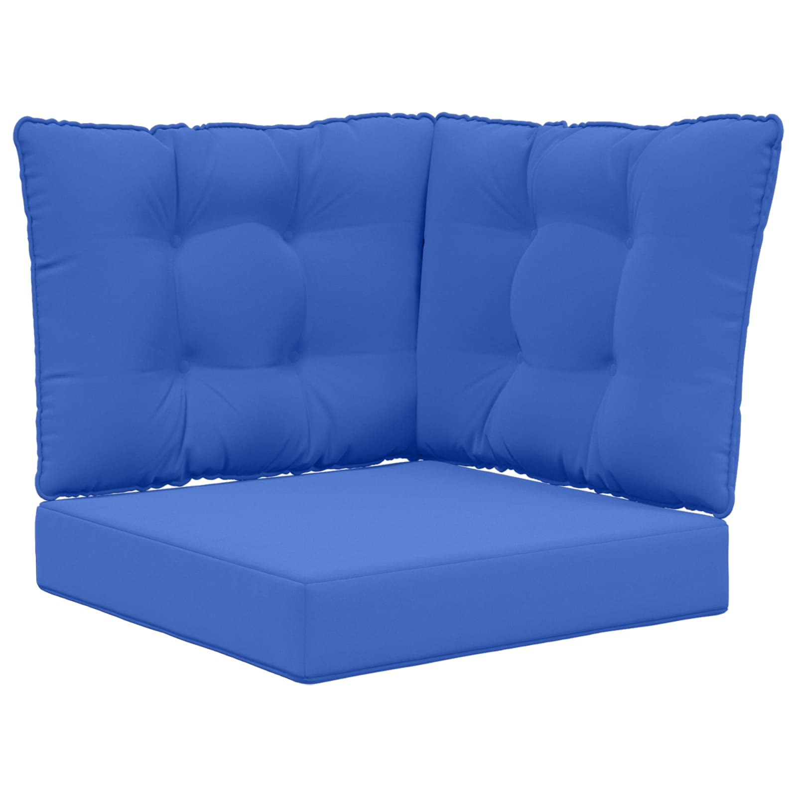 Almofada para sofá externo poliéster azul royal 60 x 40 x 10 cm