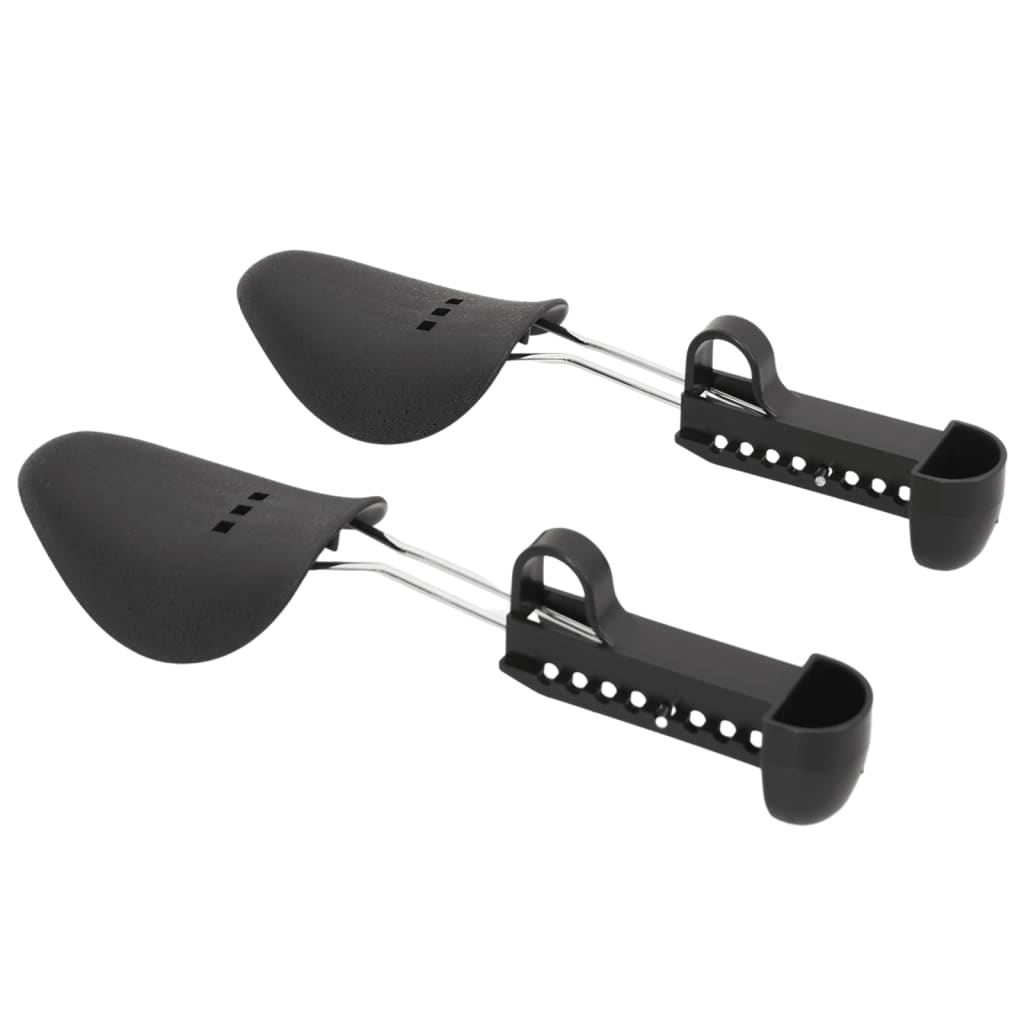 Tensores de calçado 5 pares eu 38-44 plástico preto