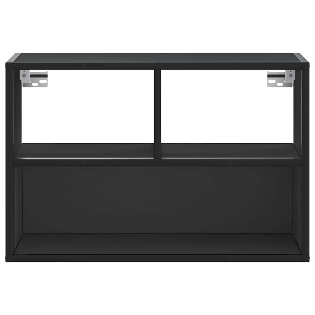 Móvel para TV 60x31x39,5 cm derivados de madeira/metal preto
