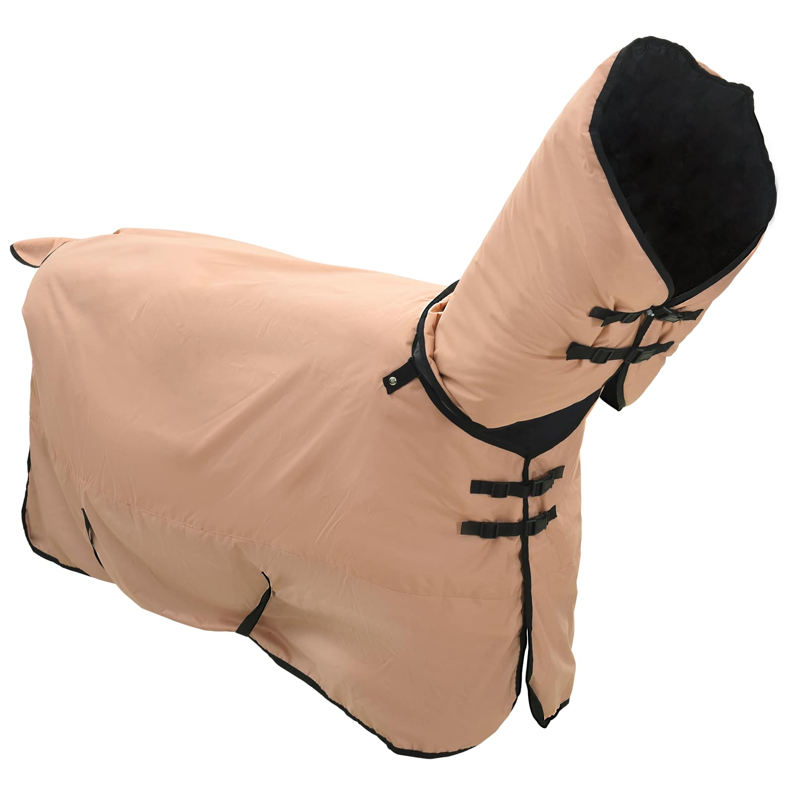 Cobertor de cavalo cappuccino 135 cm poliéster