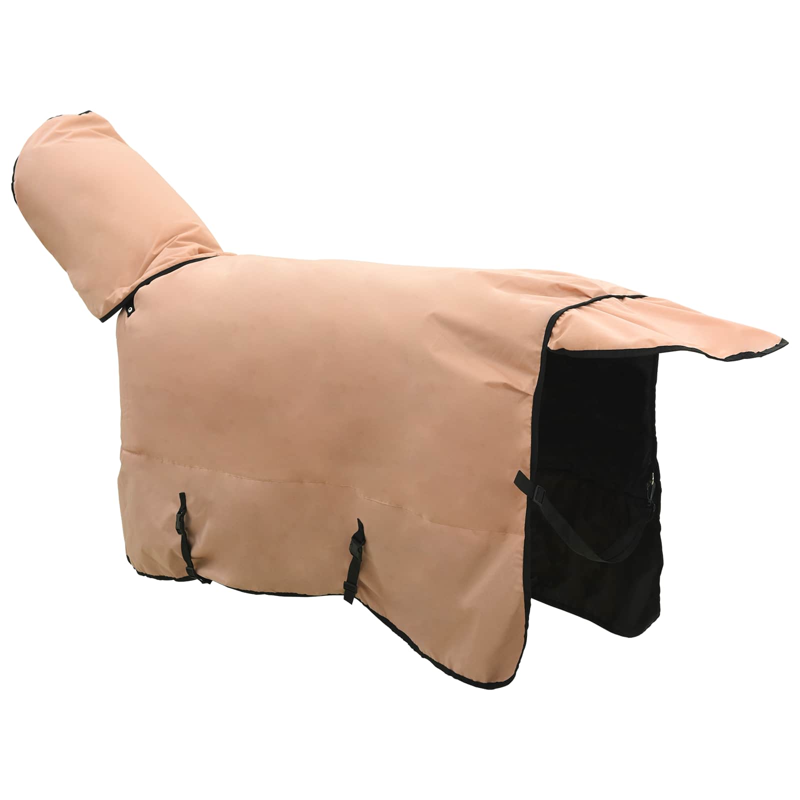 Cobertor de cavalo cappuccino 135 cm poliéster
