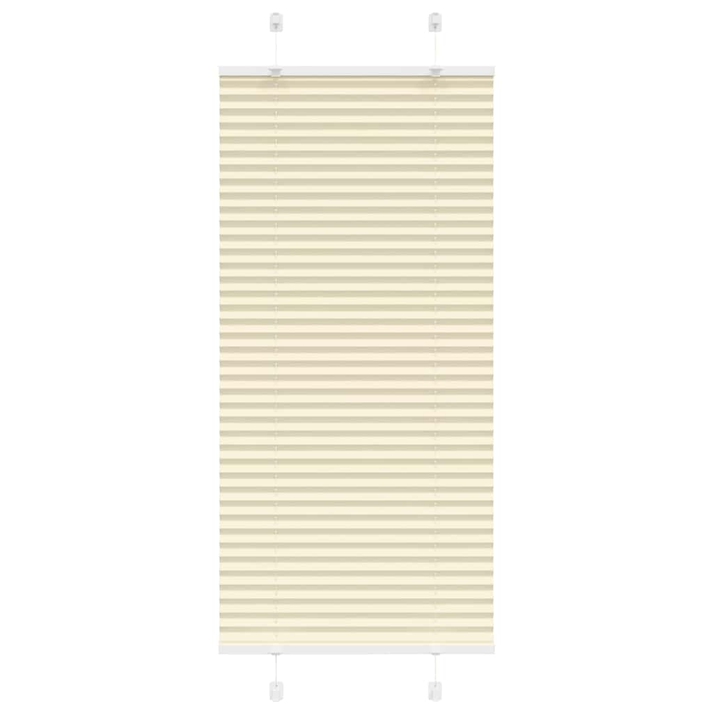 Creme plissada cega 60x150 cm largura tecido 59,4 cm poliéster