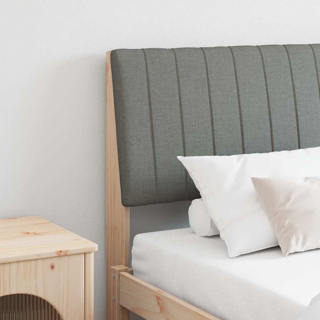 Cabeceira estofada cinza escuro 200 cm