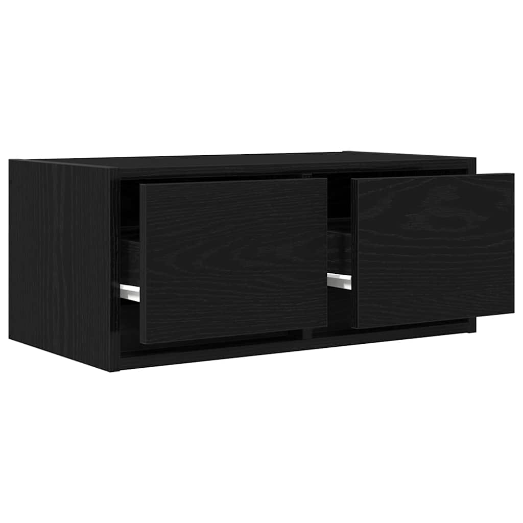 Móveis de TV 2pcs 60x31x25,5cm deriv. madeira carvalho preto