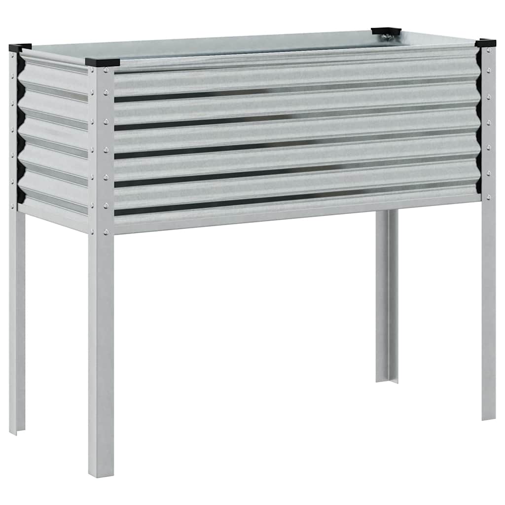 Vaso de jardim 100x45x90 cm aço galvanizado