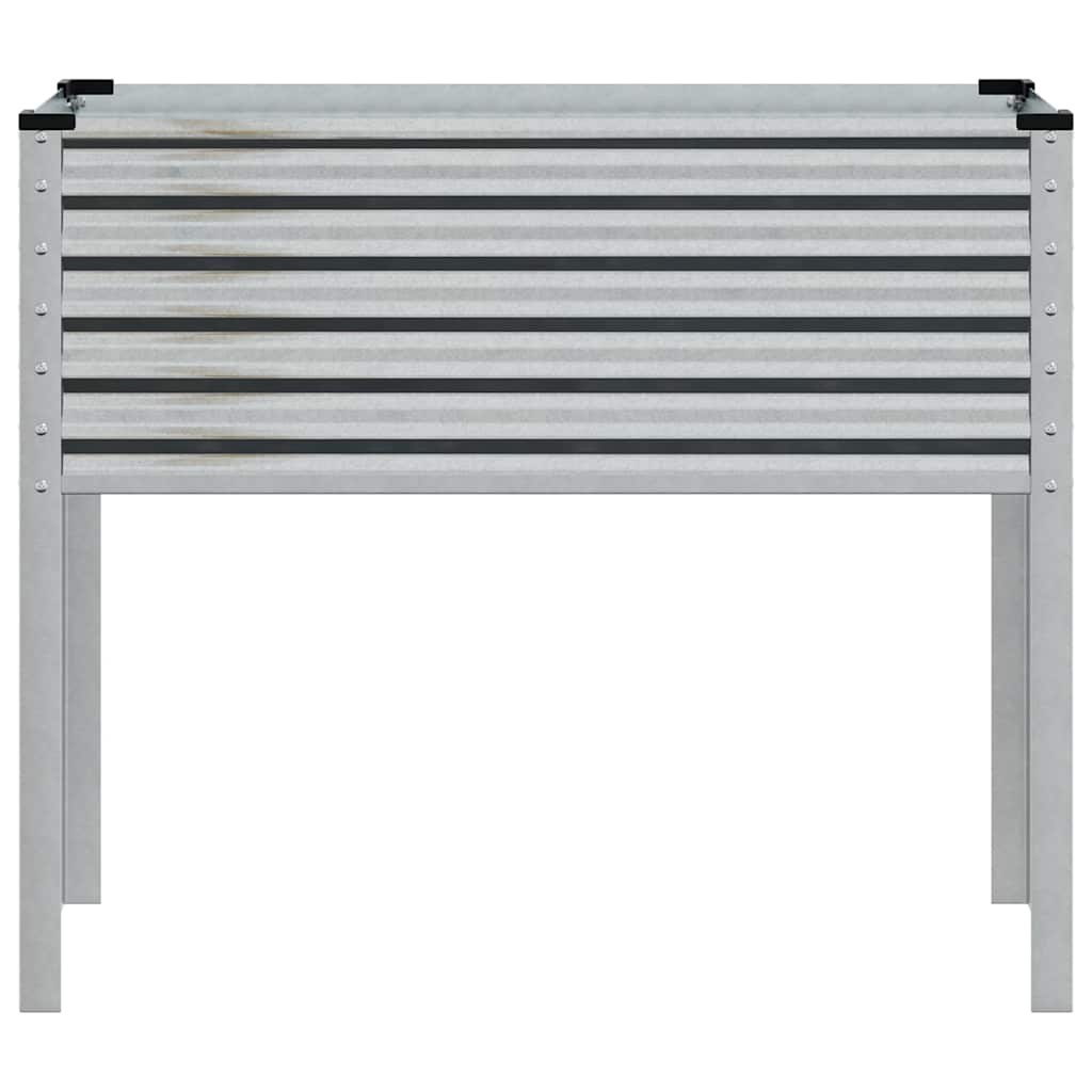 Vaso de jardim 100x45x90 cm aço galvanizado