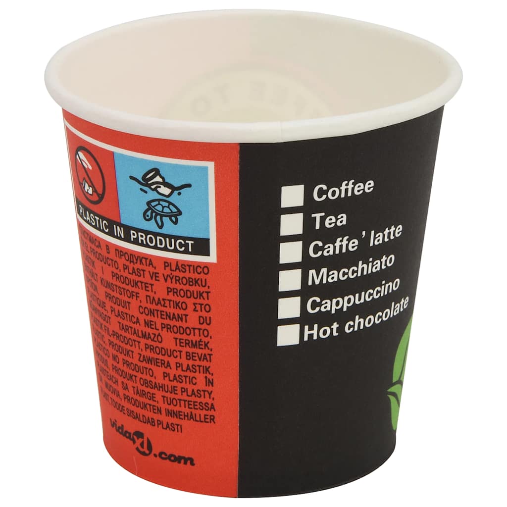 Copos de café descartáveis 1000 pcs papel 120 ml (4 oz)
