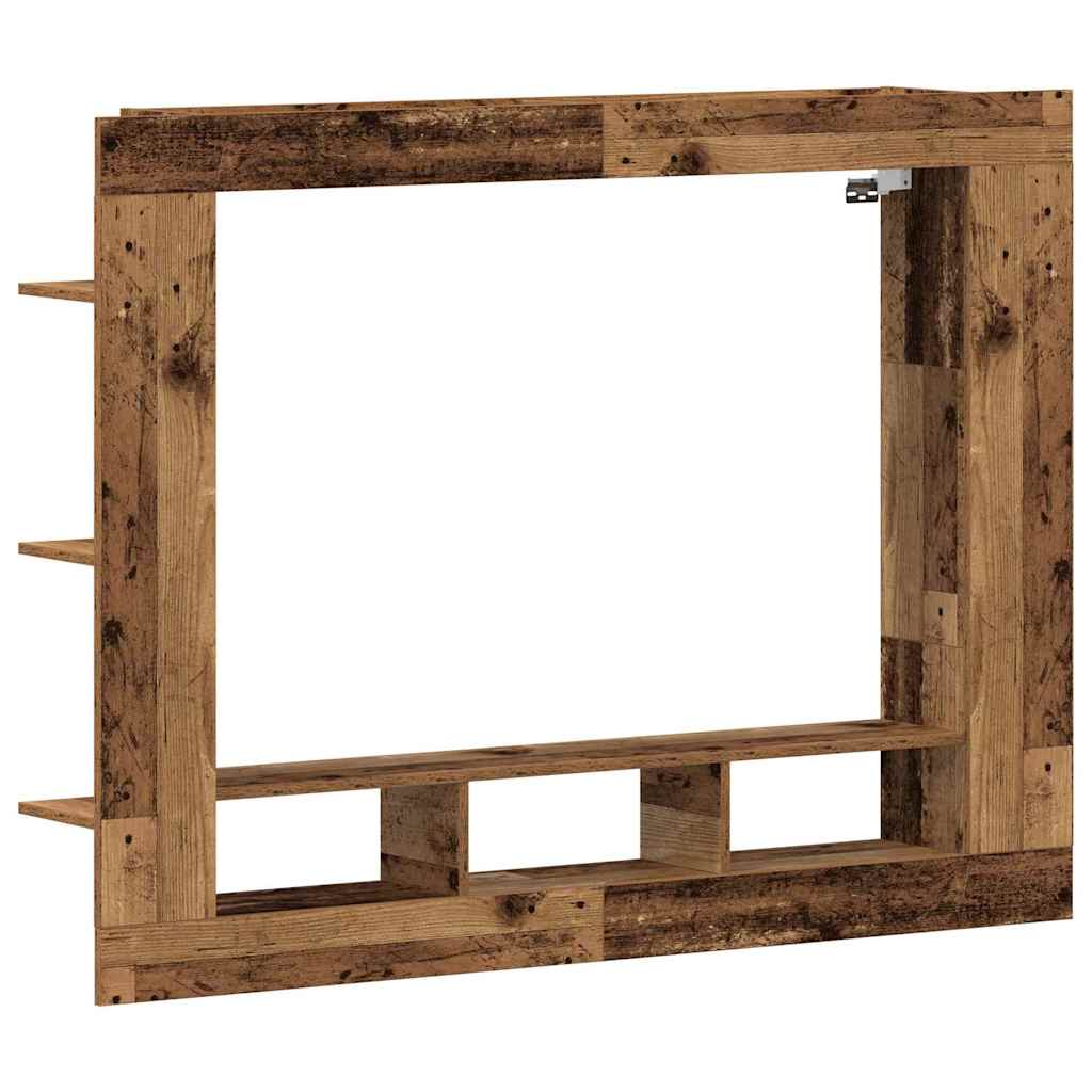 Gabinete para TV 152 x 22 x 113 cm madeira antiga