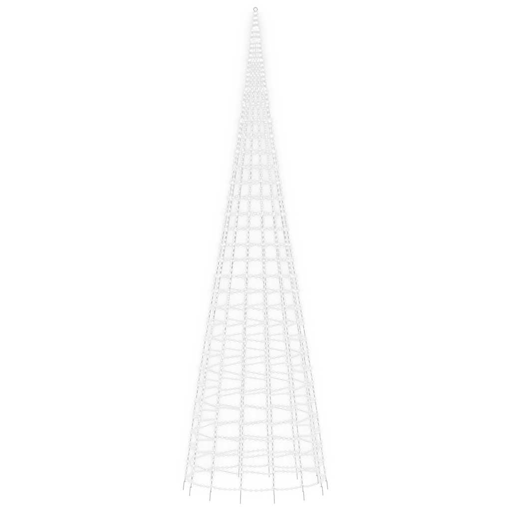 Árvore de natal LED 3000 leds branco frio 800 cm