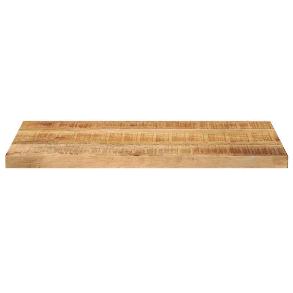 Tampo de mesa retangular 50x30x2,5 cm mangueira áspera maciça