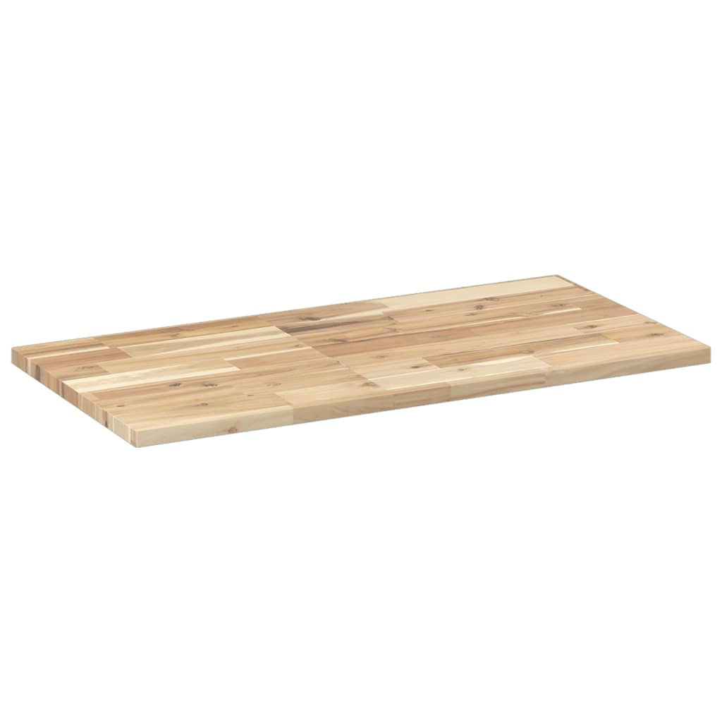 Prateleira flutuante 2pcs 100x40x2cm acácia maciça não tratada