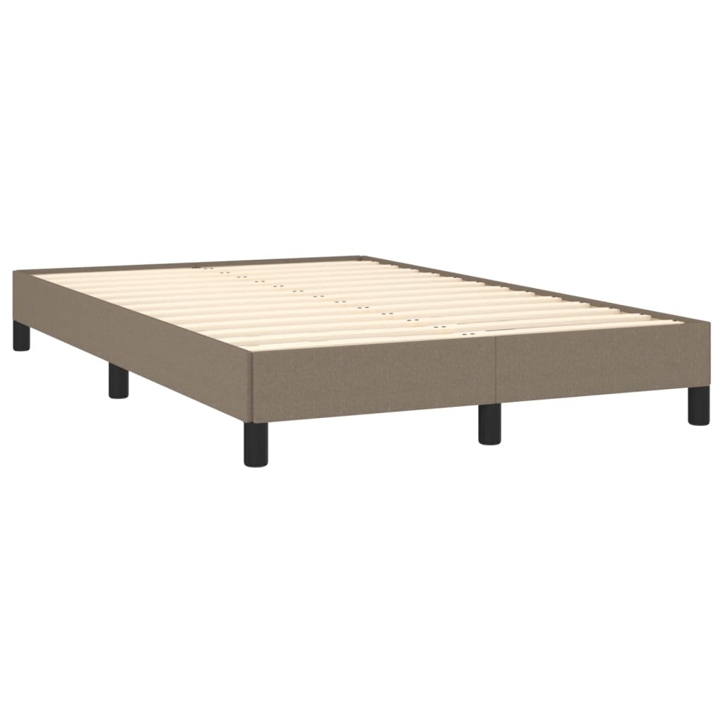 Estrutura cama sem colchão 120x200 cm tecido cinza-acastanhado